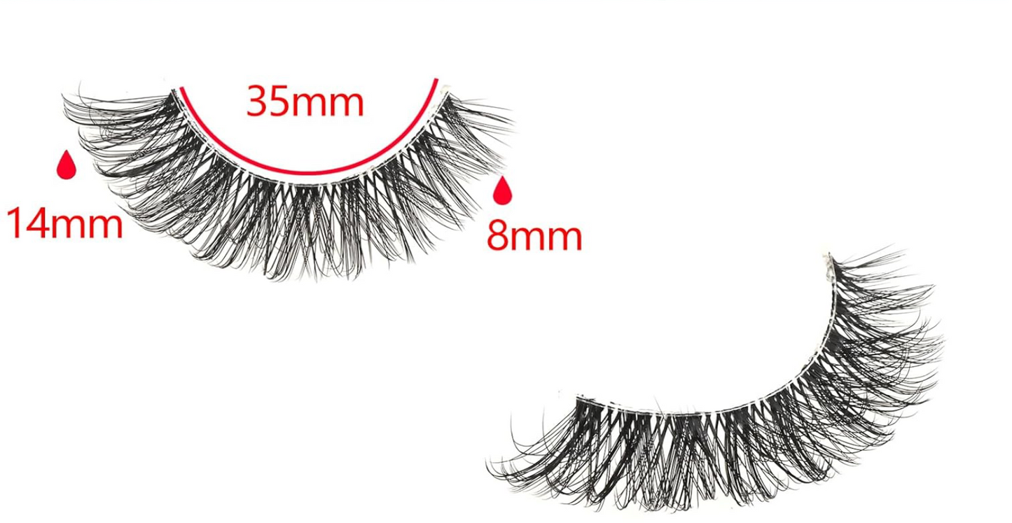 Cat Eye Lashes 10 stuks