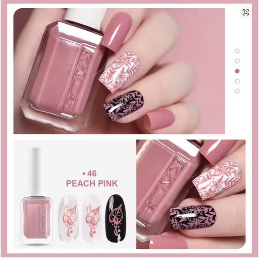 Luxe Nagellak – Peach Pink (10 ml)