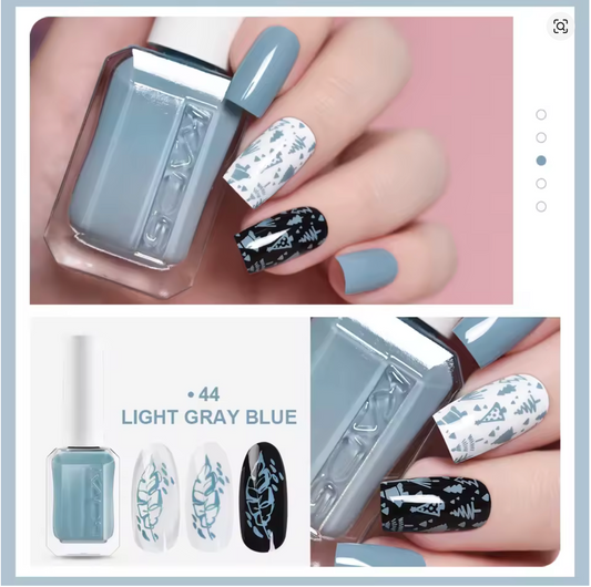 Luxe Nagellak – Light Gray Blue (10 ml)